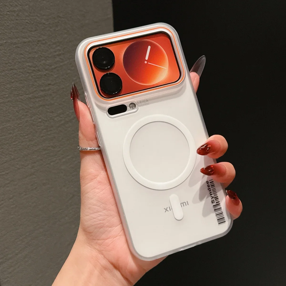 (branco, Xiaomi 17 Ultra) Capa Protetora Ultrafina Fosca Semitransparente Com Carregamento Sem Fio