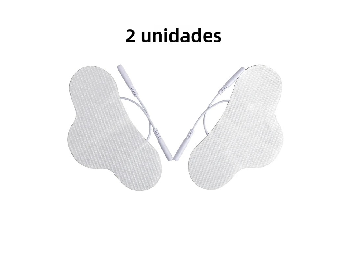 Adesivo de Silicone Ems, Eletrodo Autoadesivo para Ems no Pescoço, Tamanho 6,5*13 Cm MDUG (2 Unidades)