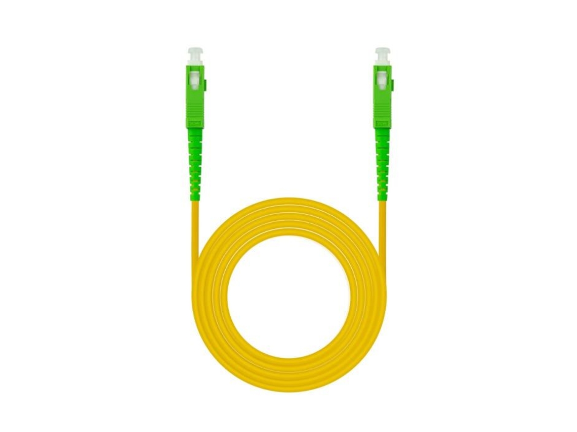 Cabo De Fibra Óptica Nanocabo 10.20.0010 Sc/apc Monomodo 10m Amarelo Aquaforge