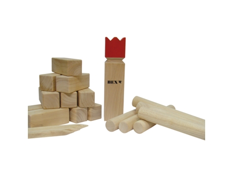 Kubb original com rei vermelho