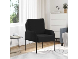 Vidaxl Sofás Com Almofada 55cm Preto Contraplacado