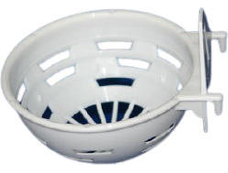 Casa para Aves  Com Grampos (Branco - 12cm - Plástico)