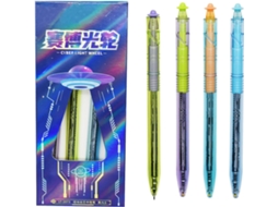 Canetas Maydahui Cool Ufo, De Gel Com Roda Luz Cibernética, Estilo
