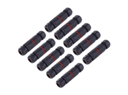 Conector De 3 Pinos À Prova D'água Ip68, Plugue Externo Retardante