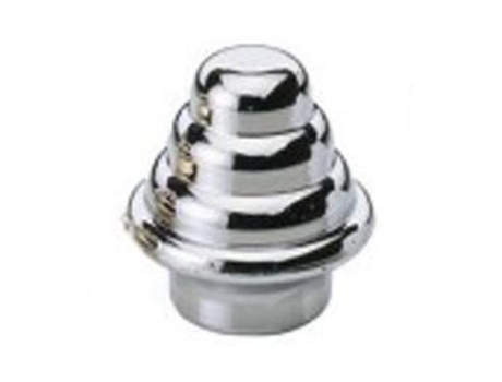 Remate piña cromo   12mm.