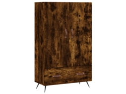 Armário Alto MAISON EXCLUSIVE Derivados de Madeira Carvalho Fumado (69,5x31x115 cm)