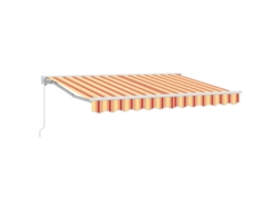 Toldo Retrátil Para Sol Vidaxl Amarelo Tecido (350x200 Cm)