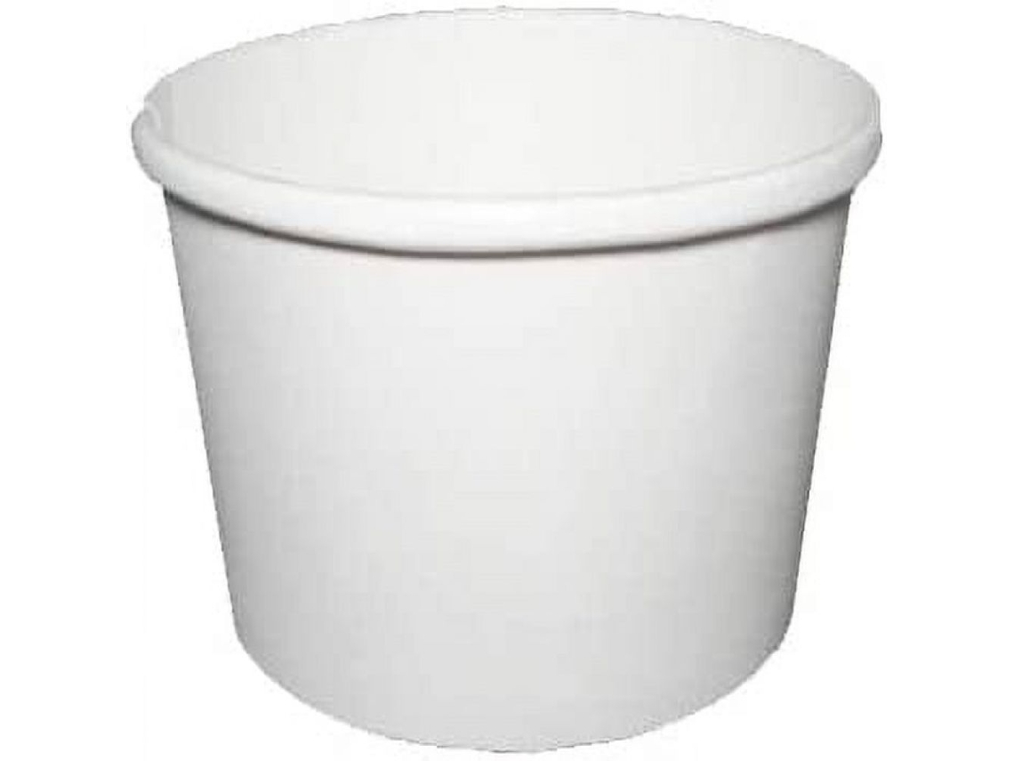 JILLIOPER Copos descartáveis para sorvete para sobremesas quentes e frias, recipientes de papel para alimentos de 8 oz com isolamento duplo, à prova de vazament