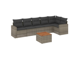 Garden Sofa Set, Garden Sofa Sets Vidaxl Cinzeto Rattan / Vime (n/a)