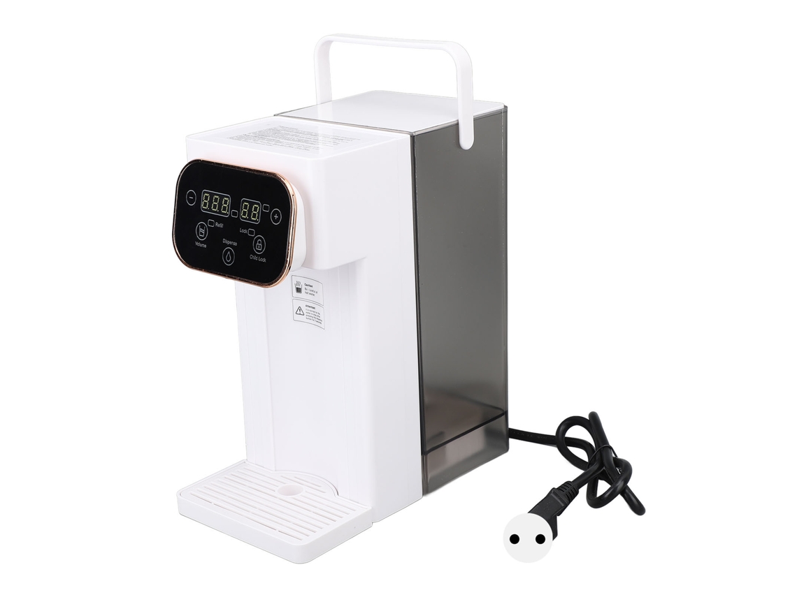 Dispensador de Água Quente de Mesa com Temperatura Ajustável, 3l, Auto limpeza, Tomada Eu 220v LAXISCREED