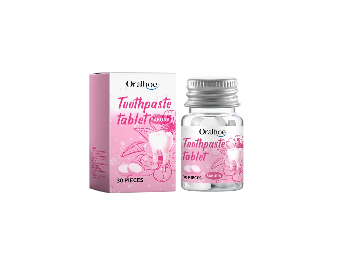 Tabletes Limpeza Dental Sabor Cereja