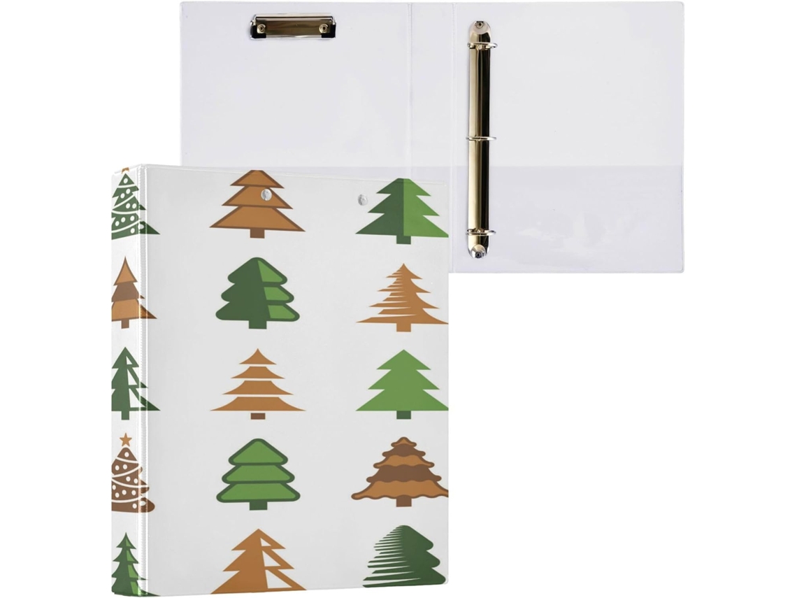 Conjunto de Fichários Argolas 3 1/2 Polegadas com Prancheta para Tamanho Carta (27,9 X 21,6 Cm), Capa (2,5 Cm)