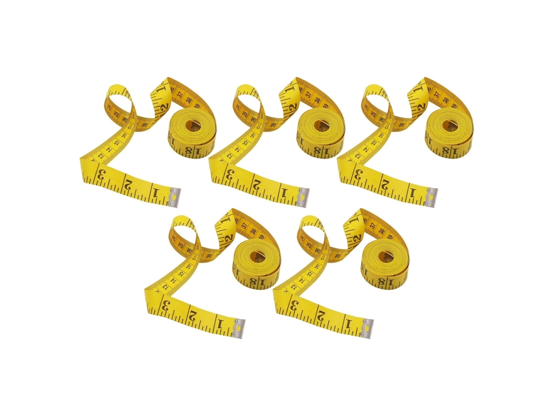 Lurelia Fita Métrica Flexível Precisa 5 Peças 300cm Pvc Para Costura E Artesanato