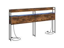 Conjunto 1 Cabeceira Vidaxl Castanho Derivados De Madeira (98 Cm)