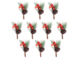 Decorações Natalinas Laxiscreed Pack De 2 Ou 10 Enfeites Festivos Para Árvore De Natal
