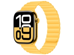 Bracelete Para Apple Watch 42/44/45/46/49mm Amarelo Cuich
