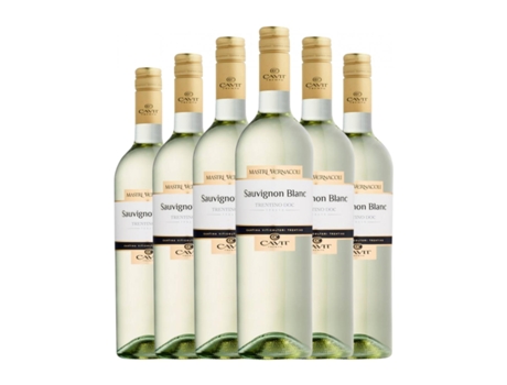 Vinho branco CAVIT Mastri Vernacoli Sauvignon Branca Trentino (0.75 L - 6 Unidades)