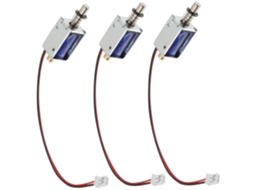 Conjunto De 3 Solenoides De 12v Dc Com Função Push-pull, Movimento Linear