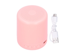 Caixa De Som Bluetooth Sem Fio Portátil Mini Hifi Externa Com Usb/cartão De Memória/fm Rosa