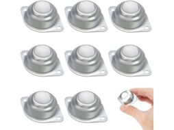 Conjunto De 8 Rodízios Esféricos Para Móveis, Rodízios Para Transferência, Nylon Cas Aquaforge