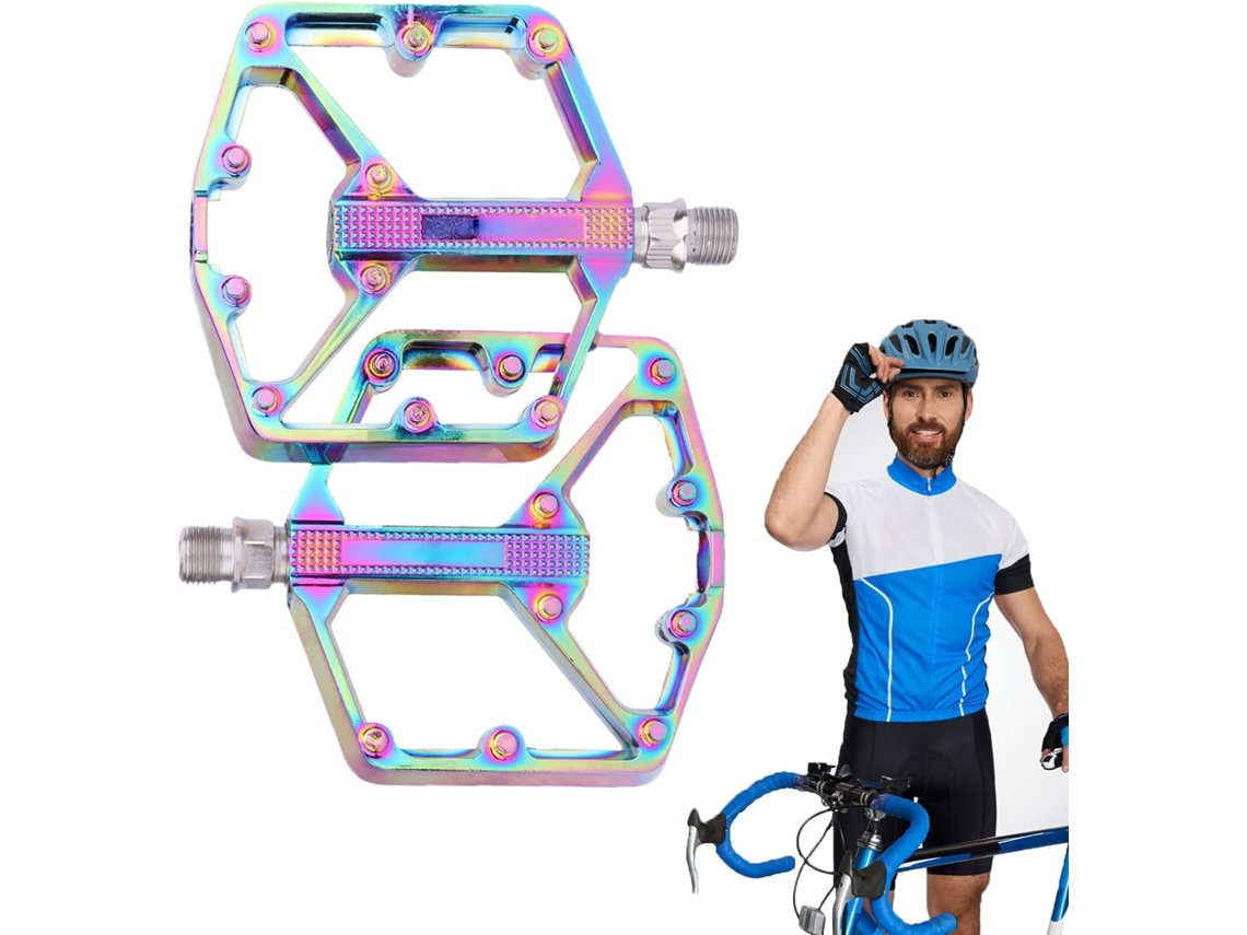 Pedais de Bicicleta Antiderrapantes e Planos - Peça Reposição