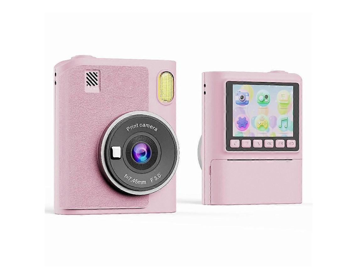 Câmera Instantânea Z900 De 2,4 Polegadas Para Crianças Com Luz De Preenchimento Integrada E Gravador De Vídeo Hd (compatível Com Impressão Monocromáti