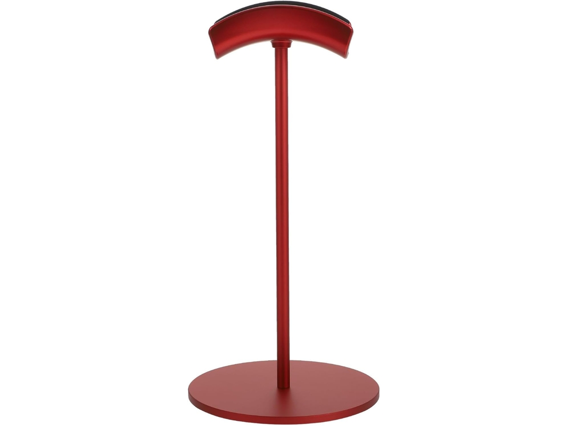 Suporte Para Fones De Ouvido Minkissy Em Liga Alumínio Vermelho, Portátil E Compatível Com Todos Os Fones De Ouvido