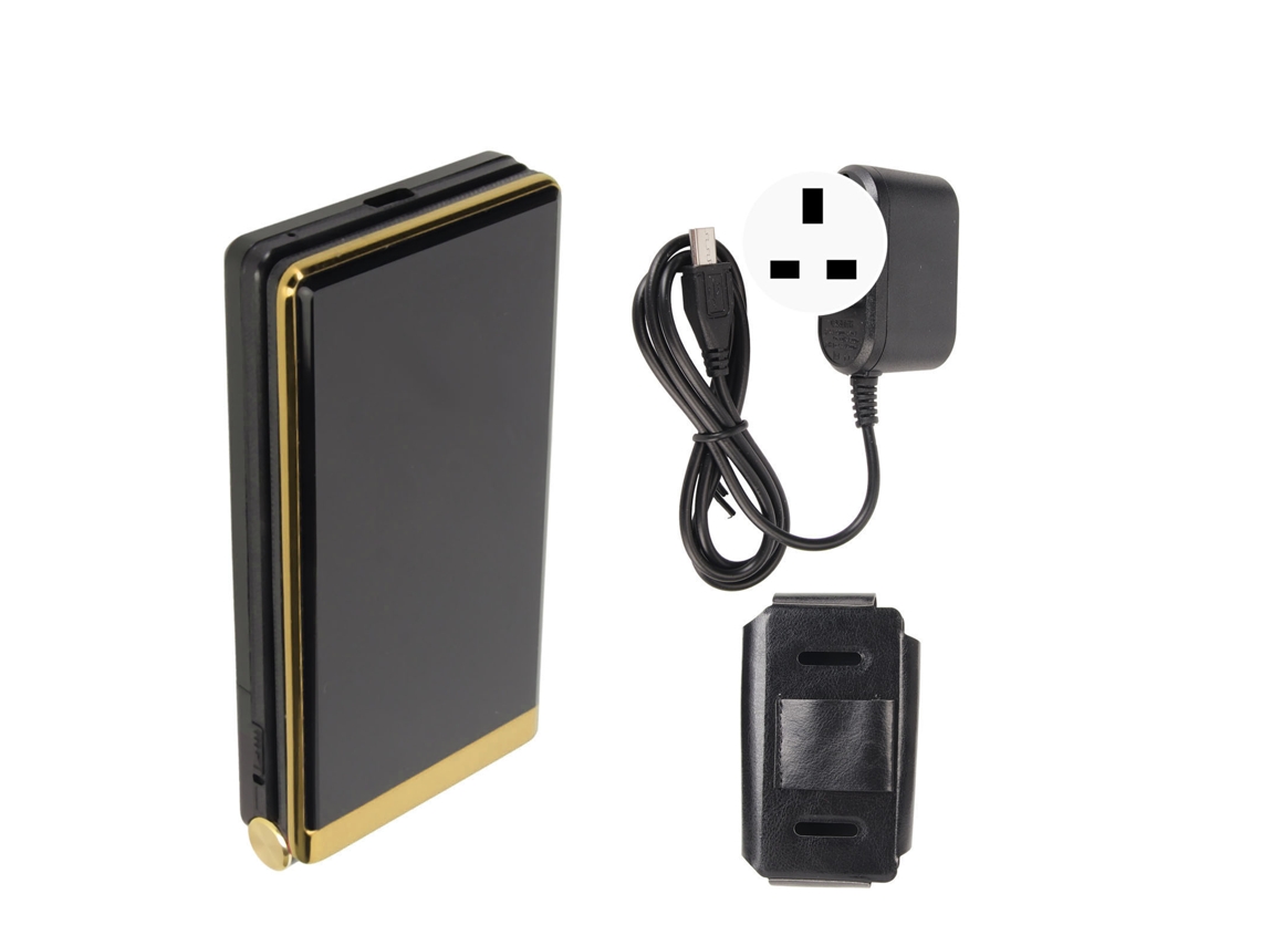 2026zentro-telefone Flip Desbloqueado Para Idosos 2g Gsm Com Botões Grandes Tela Dual Sim Bateria 5900mah Ouro Plug Uk