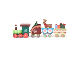 Mali brinquedo de Trem de Madeira Natal Infantil Diy Decoração Presente para Crianças