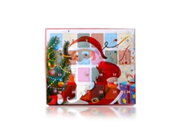 Laxiscreed Conjunto De Presente Natal Com Calendário E Bracelete De Boneco De Neve Com Miçangas