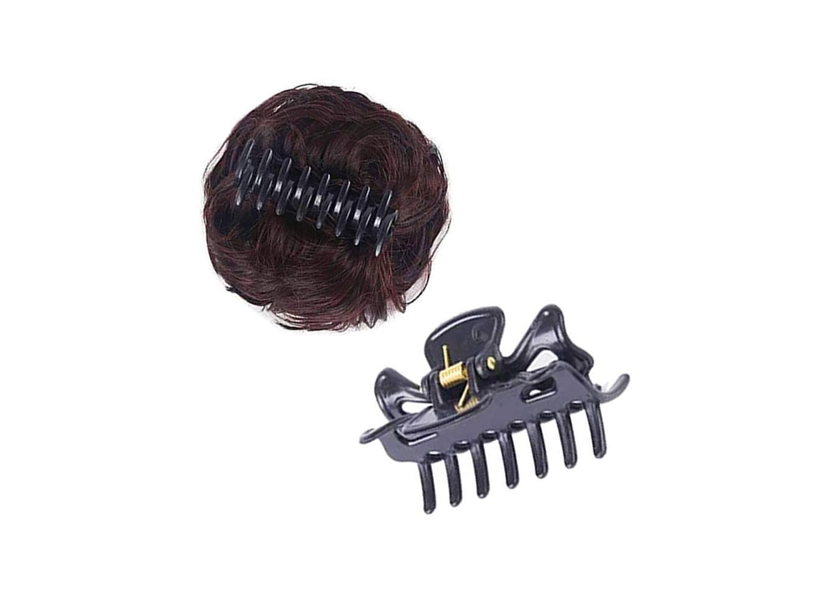 2026 clip de Moño Desordenado Extensión de Pelo Con Pinza para Mujeres Y Niñas
