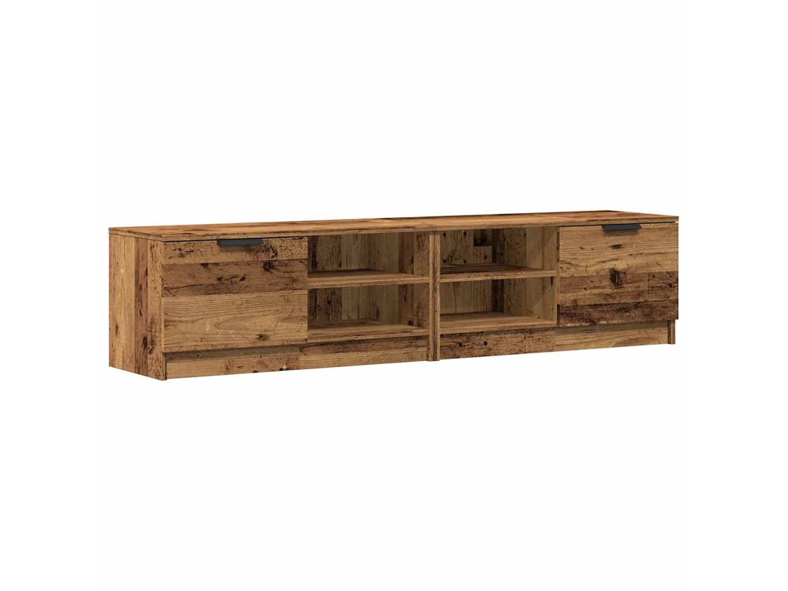 Conjunto de Móveis Tv MAISON EXCLUSIVE em Madeira Velha 2 Peças 80x35x36,5 cm