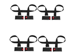 4 Pack Correa Ajustable Transporte Esquí Y Bastones, Correa Hombro Portaesquí Sling Xhc