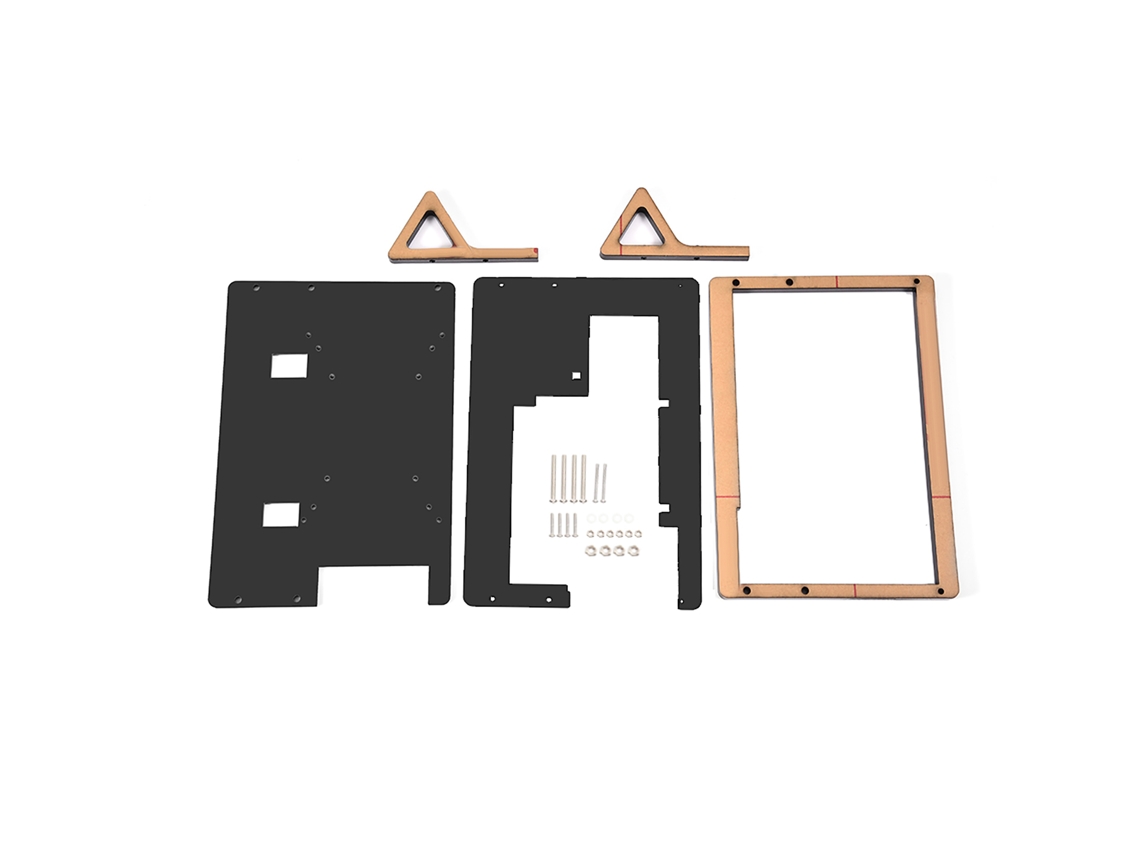 Capa De Proteção Para Tela Lcd Com Suporte, Capa De Acrílico De 7 Polegadas Para Raspberry Pi