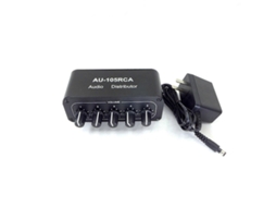 Divisor/seletor De Áudio Rca Estéreo Hifi 1-in-5-out Com Controle De Volume Js (fmy)