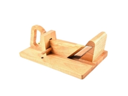 Cortador Manual De Salsichas Em Madeira De Carvalho Com Sistema Push Pull Para Cachorros Quentes E Carnes. Everley891