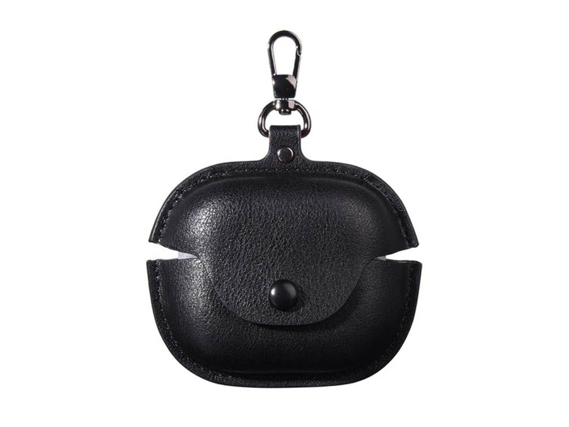 Capa Protetora Halinuia Couro Negócios Com Gancho Modelo Pbp2 (compatível Beats Powerbeats Pro 2, Couro Elegante Profissional)