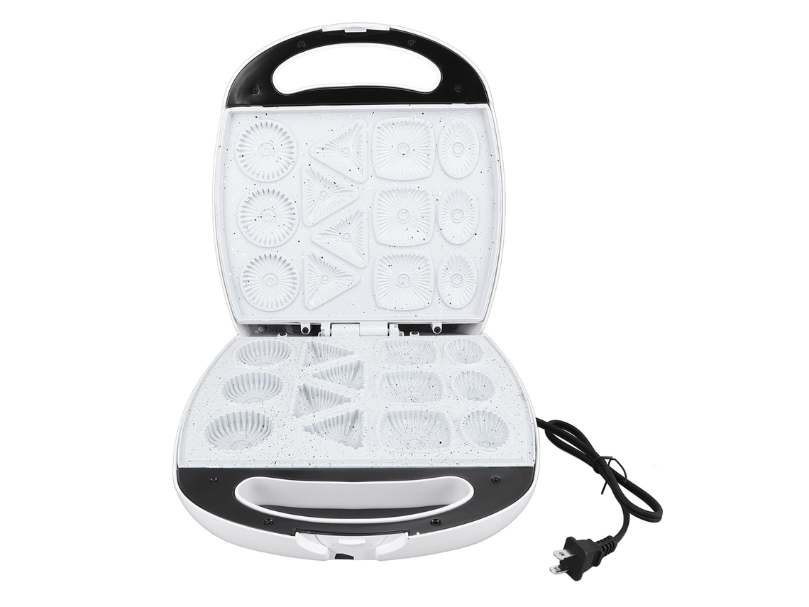 Máquina de bolachas elétrica com pegador de segurança, antiaderente para 13 gostosuras, plug EUA LAXISCREED