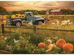 Quebra Cabeça Cobble Hill Harvest Time 1000 Peças Para Uma Diversão Incrível