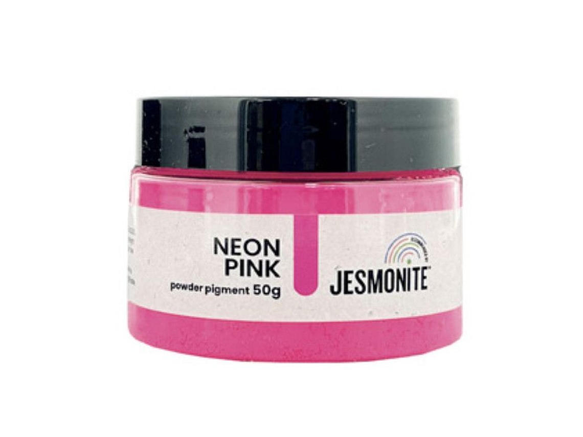 Pigment Em Pó Fluorescente 50g Rosa Jesmonite