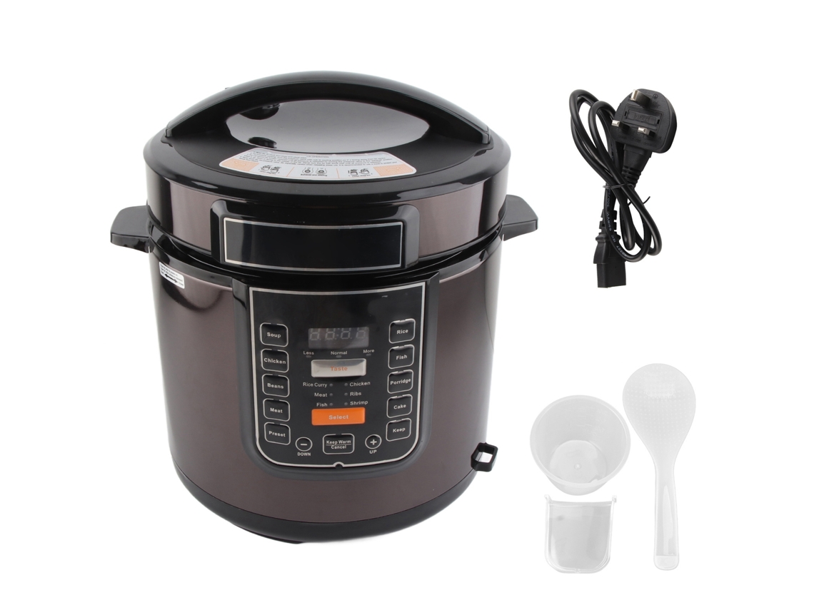 Laxiscreed Panela De Arroz E Pressão Elétrica Inteligente 6l Para Cozinha Fácil E Rápida