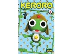 Livro Keroro 3 de Mine Yoshizaki (Espanhol)