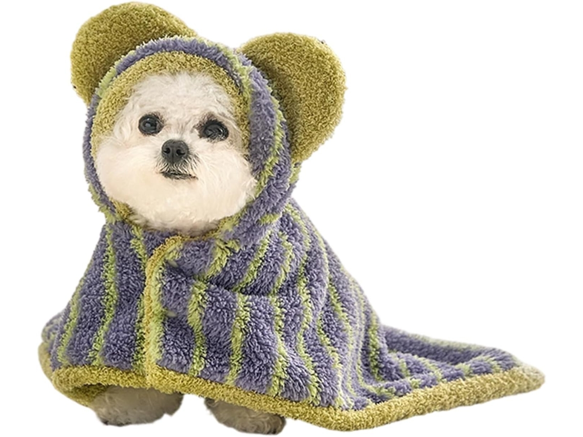 Roupão Cães Com Camada Absorvente Filhotes