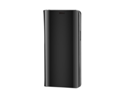 Capa de Celular Samsung S9 Capa de Celular Smart Flip com Espelho Eletroplatado (preto) EOOCOO (suporte Flip com Espelho)