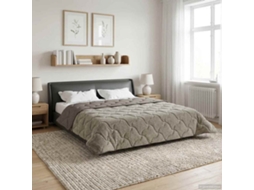 Vidaxl Duvet De Ano Inteiro Colchonete Cinzento-claro 200 X 220 Cm