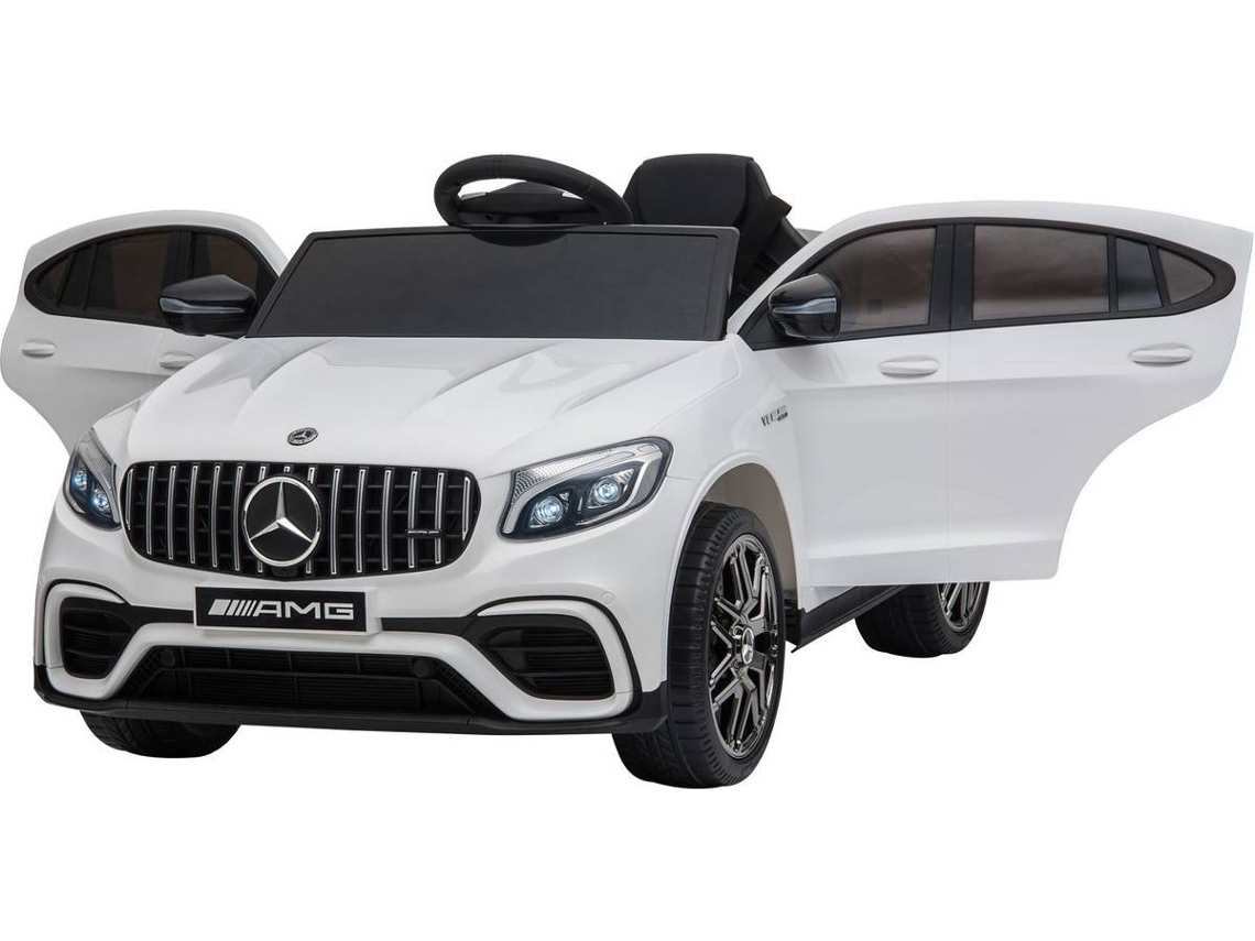 Homcom - Carro infantil elétrico - Mercedes Benz AMG branco, CARROS UM  LUGAR