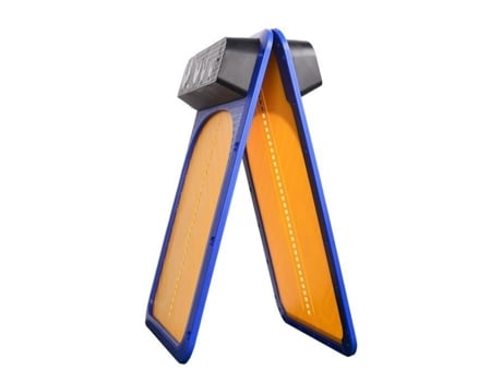 Porta de galinheiro automática leve à prova dágua IP44 - com temporizador e função de botão de reinicialização - amarelo ALLONSCD