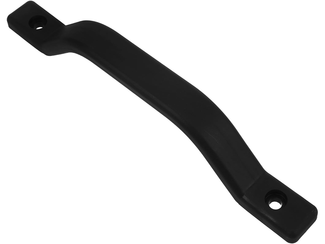 Puxador De Porta Preto Para Autocaravana E Reboque Com Parafusos.