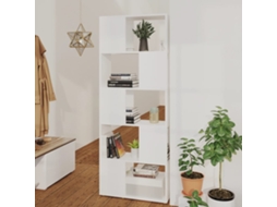 Vidaxl Estante/divisória 60x24x155 Cm Contraplacado Branco