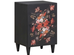 Vidaxl Armário De Banheiro Com Porta Multicolor 38 X 33,5 X 58 Cm
